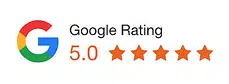 Google Badge, 5 star average